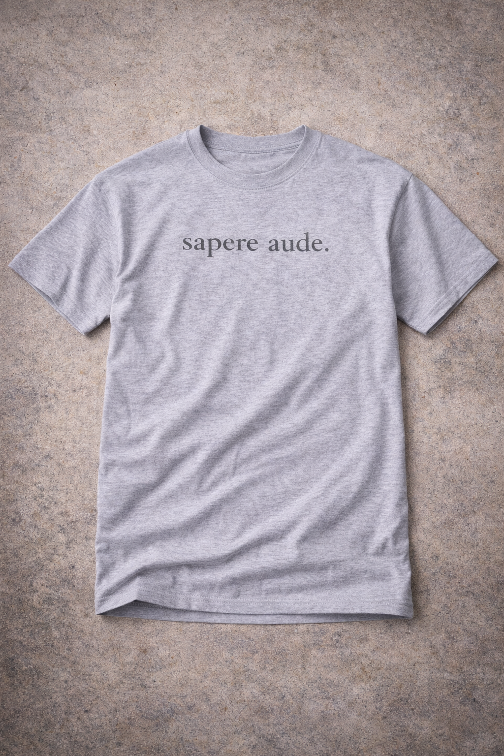 sapere aude.
